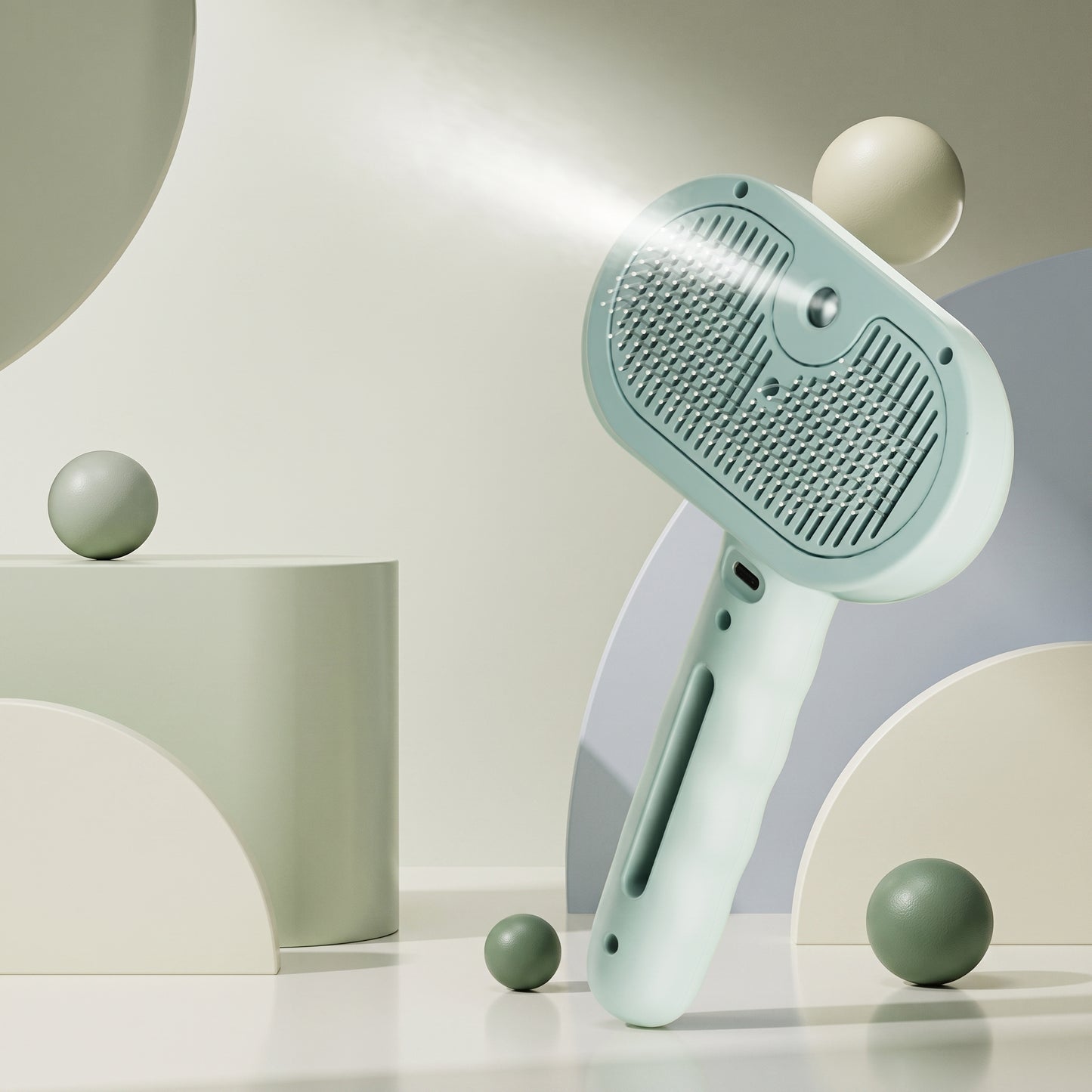 AeroGroom™ - Water Mist Spa Grooming Brush